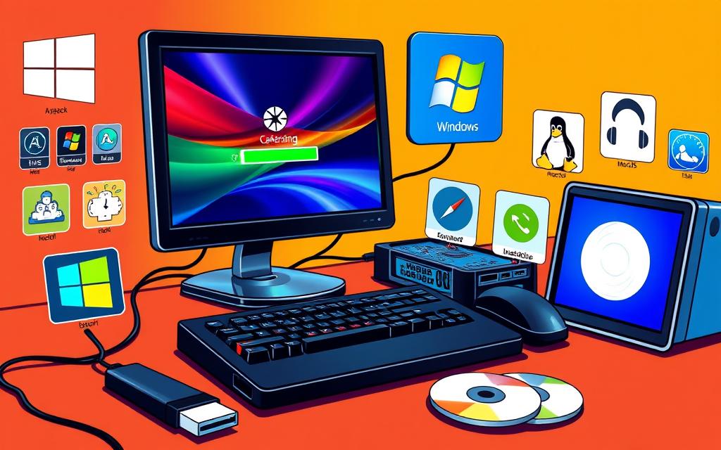 how to change a computer operating system