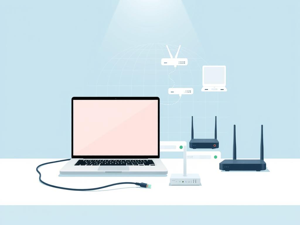 how to connect computer to home network